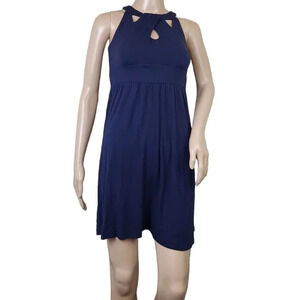 Ann Taylor Loft Keyhole Halter Dress